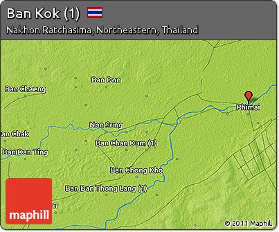 Physical 3D Map of Ban Kok (1)