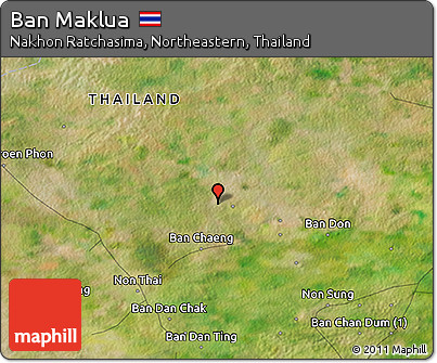 Satellite 3D Map of Ban Maklua