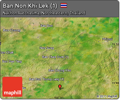 Satellite Map of Ban Non Khi Lek (1)