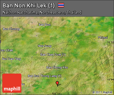 Satellite Map of Ban Non Khi Lek (1)