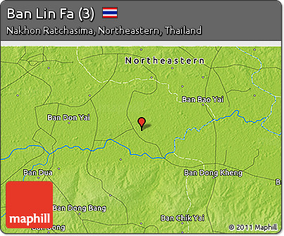 Physical 3D Map of Ban Lin Fa (3)