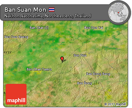 Satellite Map of Ban Suan Mon