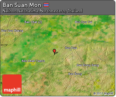 Satellite Map of Ban Suan Mon