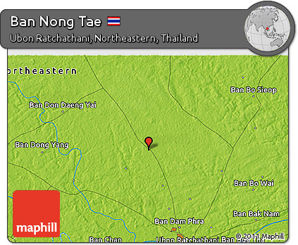 Physical 3D Map of Ban Nong Tae