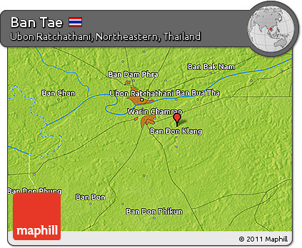 Physical 3D Map of Ban Tae