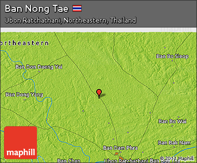 Physical 3D Map of Ban Nong Tae