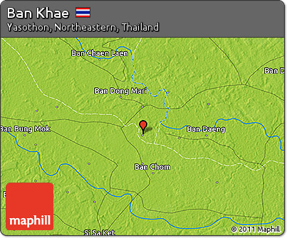 Physical 3D Map of Ban Khae