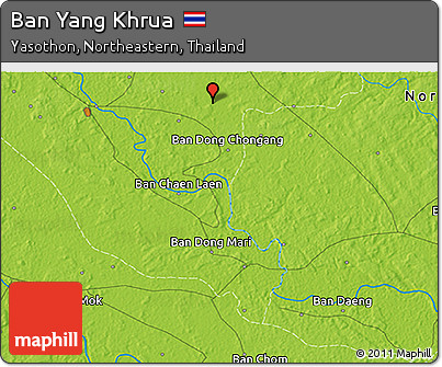 Physical 3D Map of Ban Yang Khrua