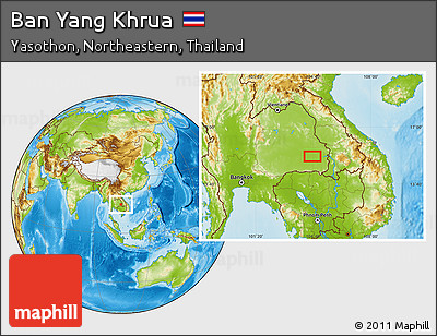 Physical Location Map of Ban Yang Khrua