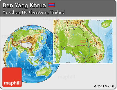 Physical Location Map of Ban Yang Khrua