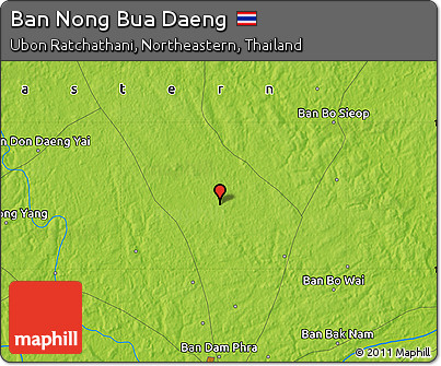 Physical Map of Ban Nong Bua Daeng