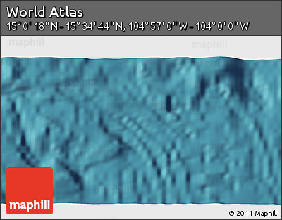 Satellite 3D Map of the Area around 15° 17' 31" N, 104° 28' 29" W
