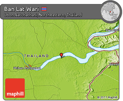 Physical 3D Map of Ban Lat Wari