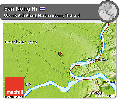 Physical 3D Map of Ban Nong Hi