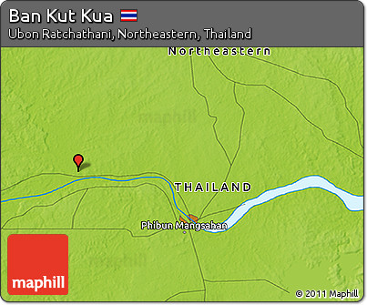Physical 3D Map of Ban Kut Kua