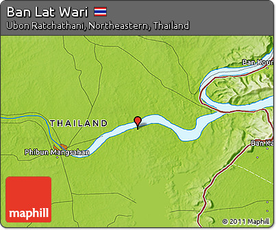 Physical 3D Map of Ban Lat Wari