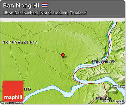 Physical 3D Map of Ban Nong Hi