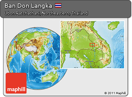 Physical Location Map of Ban Don Langka