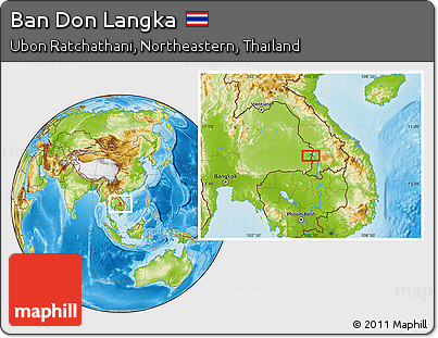 Physical Location Map of Ban Don Langka