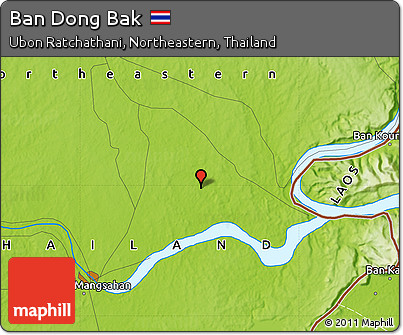 Physical Map of Ban Dong Bak