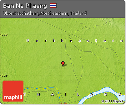 Physical Map of Ban Na Phaeng