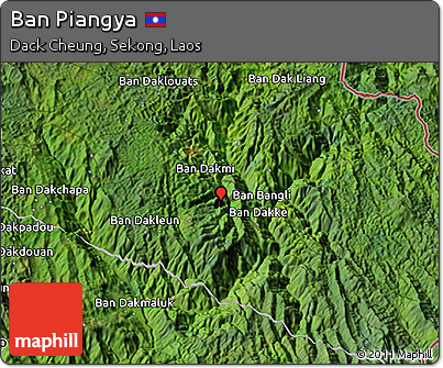 Satellite 3D Map of Ban Piangya
