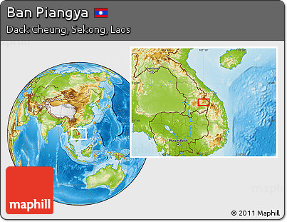 Physical Location Map of Ban Piangya