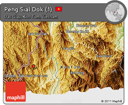Physical 3D Map of Peng Sial Dok (1)