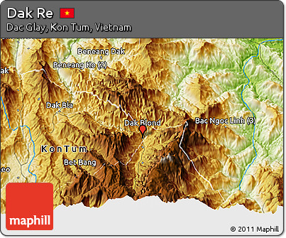 Physical 3D Map of Dak Re