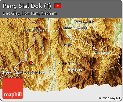 Physical 3D Map of Peng Sial Dok (1)