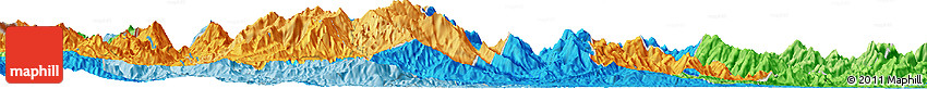 Political Horizon Map of the Area around 15° 17' 31" N, 108° 1' 30" E