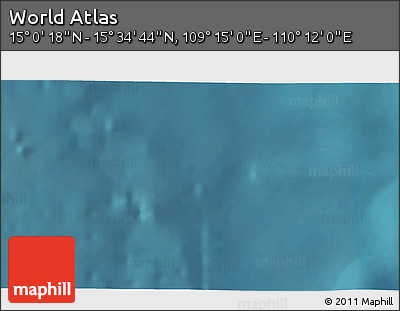 Satellite 3D Map of the Area around 15° 17' 31" N, 109° 43' 29" E