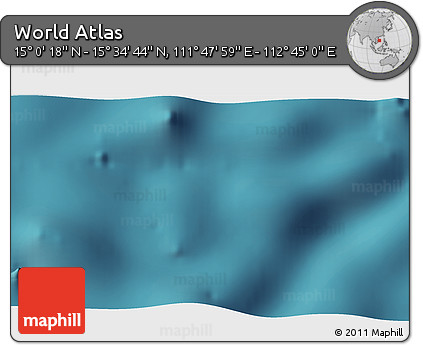 Satellite 3D Map of the Area around 15° 17' 31" N, 112° 16' 30" E