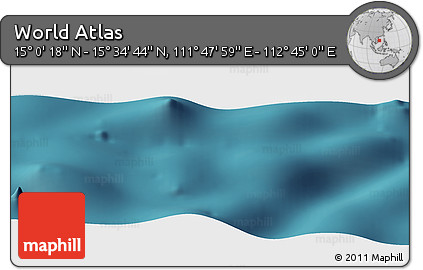 Satellite Panoramic Map of the Area around 15° 17' 31" N, 112° 16' 30" E
