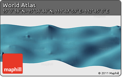 Satellite Panoramic Map of the Area around 15° 17' 31" N, 112° 16' 30" E
