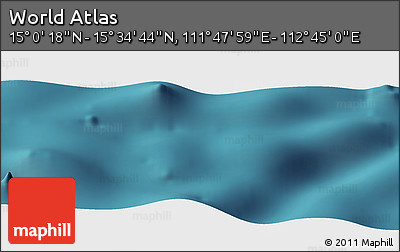 Satellite Panoramic Map of the Area around 15° 17' 31" N, 112° 16' 30" E