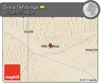 Satellite Map of Dillia Téfidinga