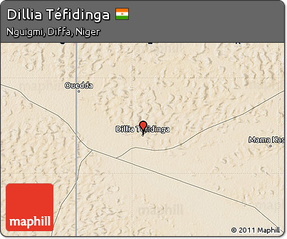 Satellite Map of Dillia Téfidinga