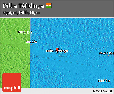Political Panoramic Map of Dillia Téfidinga