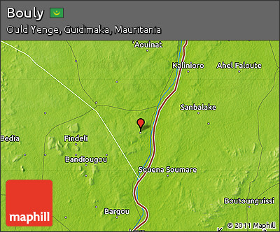 Physical Map of Bouly