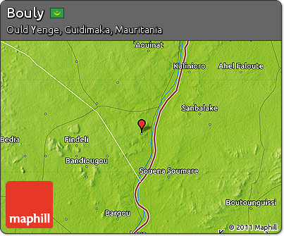 Physical Map of Bouly