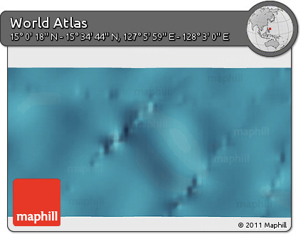Satellite 3D Map of the Area around 15° 17' 31" N, 127° 34' 30" E