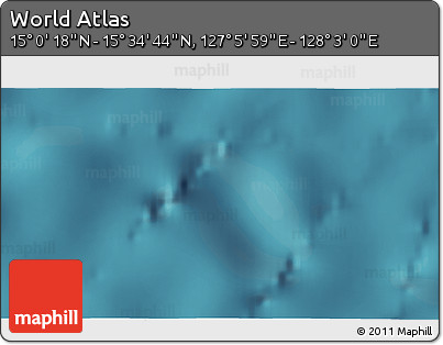Satellite 3D Map of the Area around 15° 17' 31" N, 127° 34' 30" E