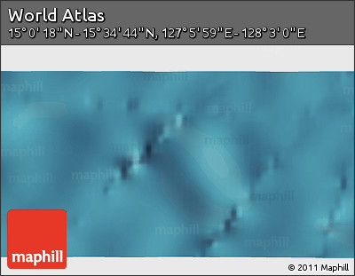 Satellite 3D Map of the Area around 15° 17' 31" N, 127° 34' 30" E