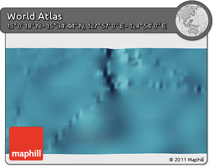 Satellite 3D Map of the Area around 15° 17' 31" N, 128° 25' 30" E