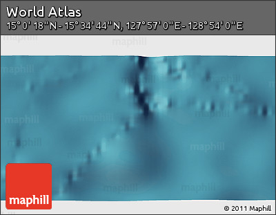 Satellite 3D Map of the Area around 15° 17' 31" N, 128° 25' 30" E