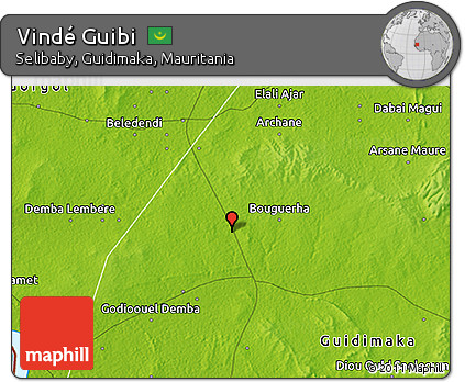Physical 3D Map of Vindé Guibi
