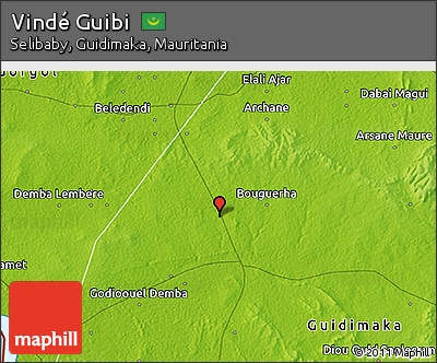 Physical 3D Map of Vindé Guibi
