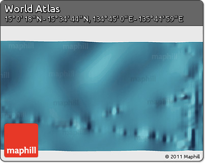 Satellite 3D Map of the Area around 15° 17' 31" N, 135° 13' 29" E