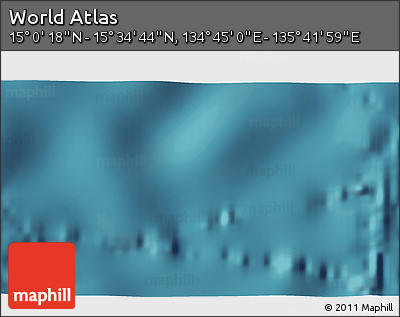 Satellite 3D Map of the Area around 15° 17' 31" N, 135° 13' 29" E
